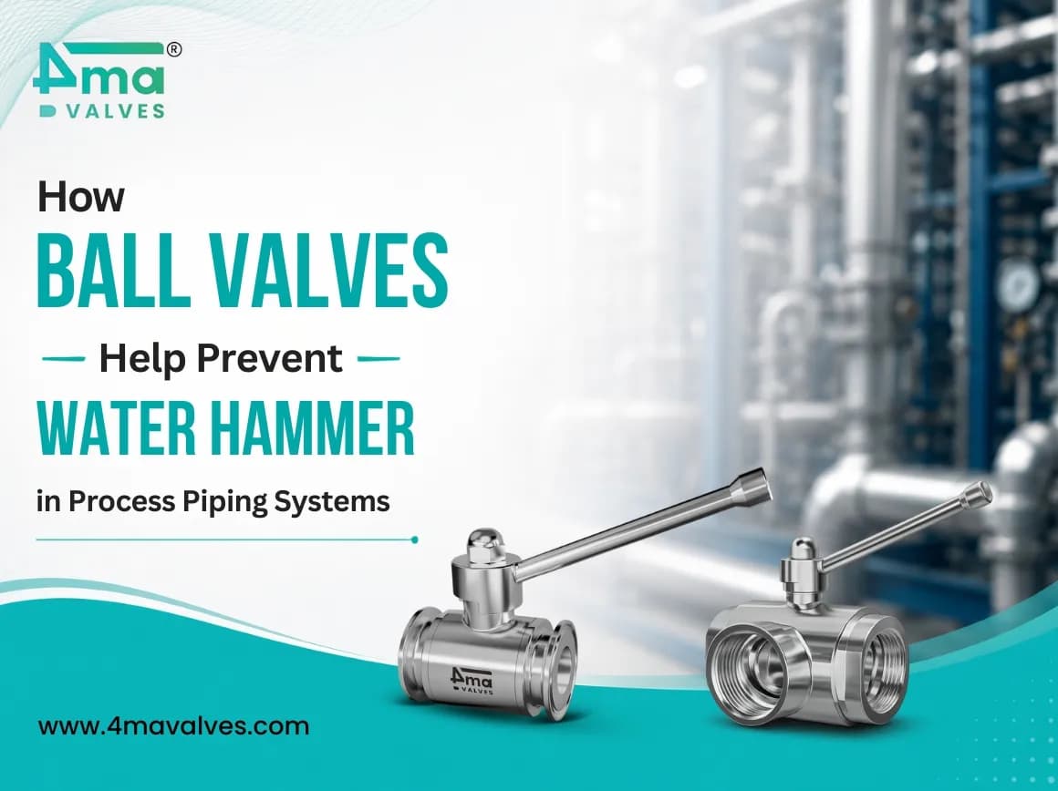 How Ball Valves Help Prevent Water Hammer in Process Piping Systems