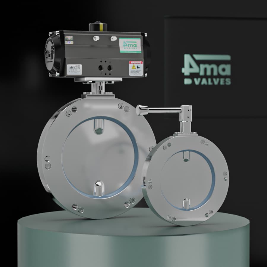 Sanitary Butterfly Valve Wafer End