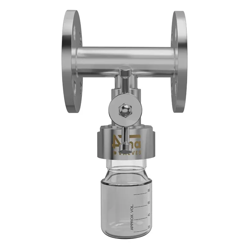 IN LINE SAMPLING VALVE FLANGED END