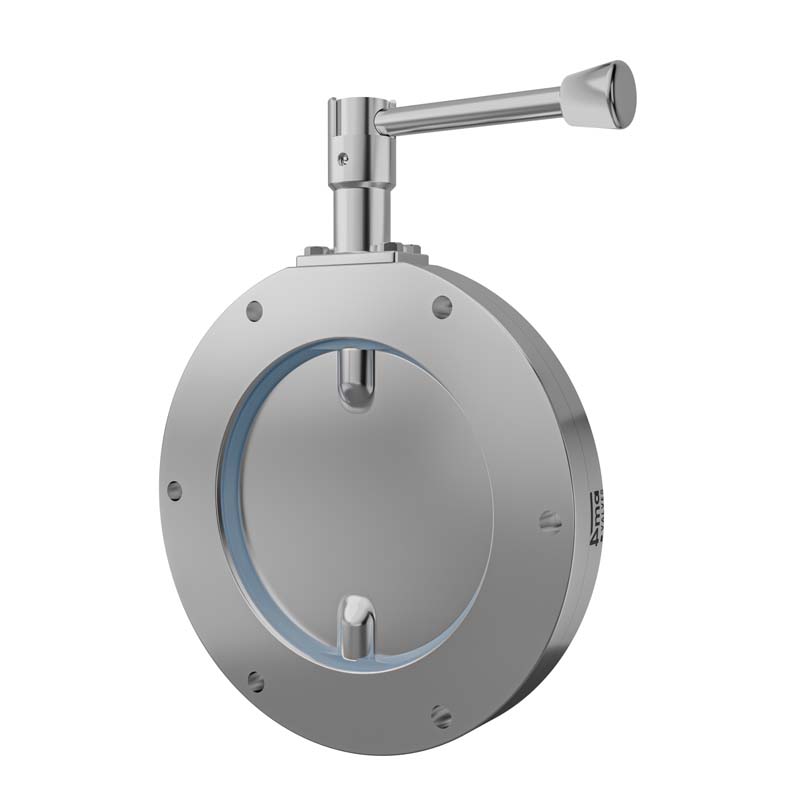 Manual Sanitary Butterfly Valve Wafer End