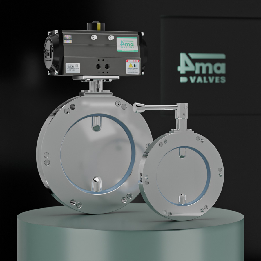 Sanitary Butterfly Valve Wafer End