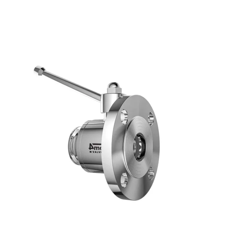 Sanitary Flush Bottom Ball Valve One End Flanged Other End Tc