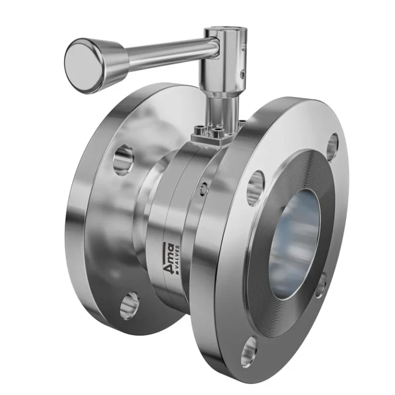 Sanitary Butterfly Valve Flanged End