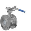 FLUSH BOTTOM BALL VALVE HIGHER SIZE FLANGE JACKETED TYPE