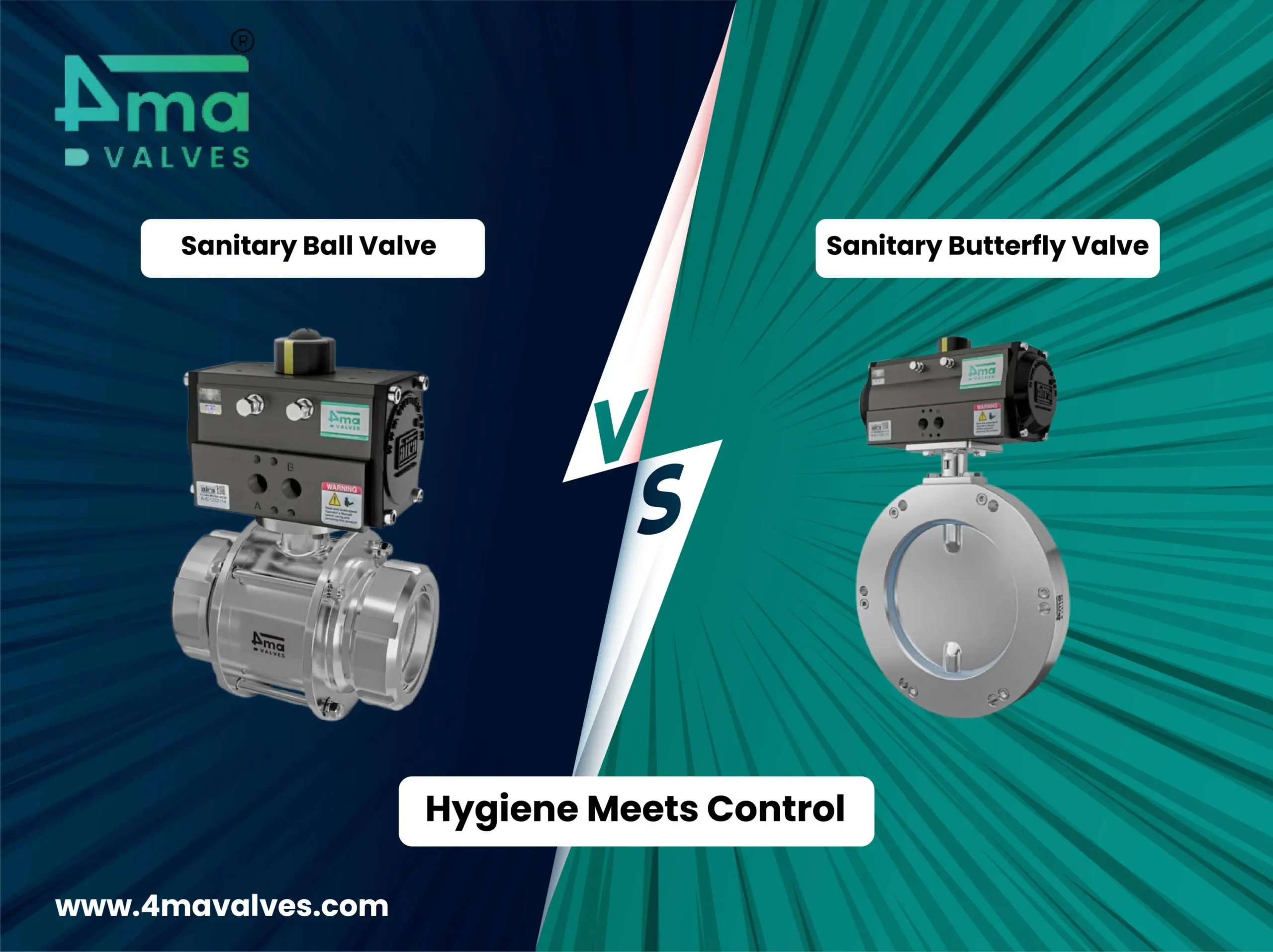 Sanitary Ball Valve vs. Sanitary Butterfly