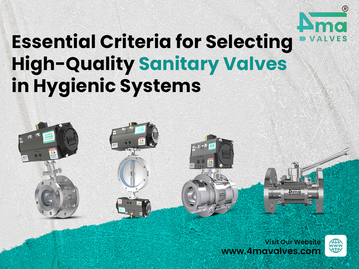 selecting high quality sanitary valve in hygienic system